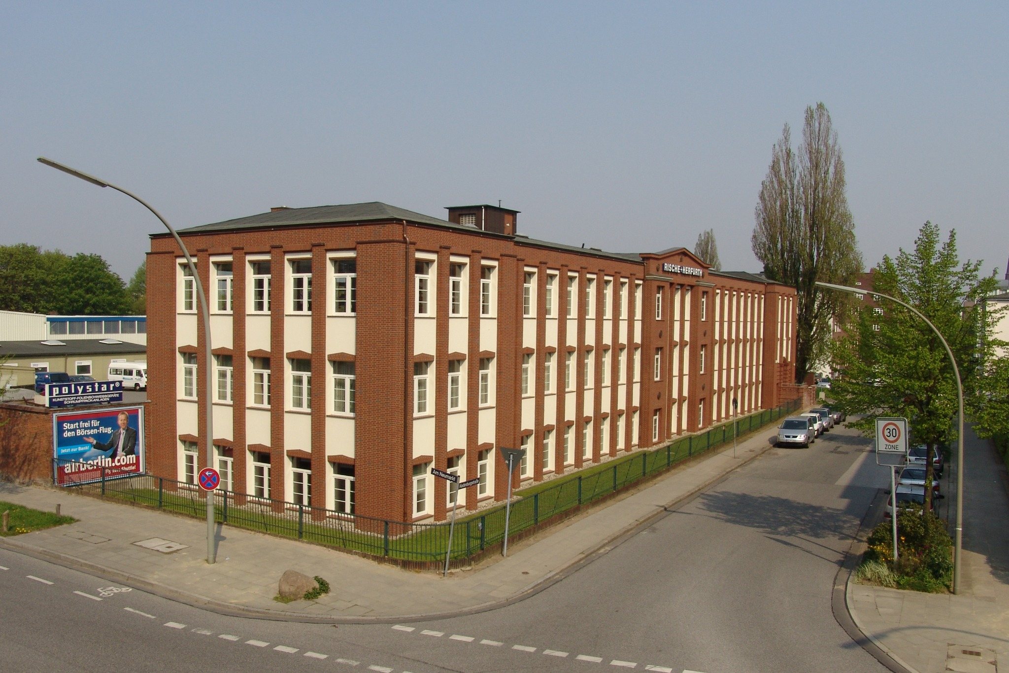 Kedenburgstraße in Hamburg-Wandsbek nach der Sanierung